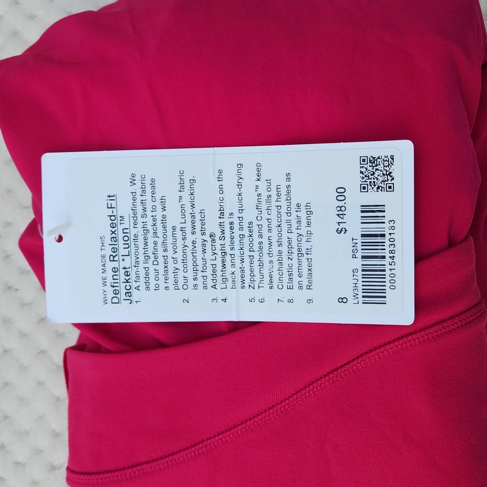 Nwt Lululemon Define Relaxed Fit Jacket - Picture 11 of 15